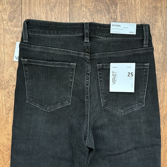 Vervet Victoria Jean High Rise Stretch Straight size 25 - Picture 6 of 8